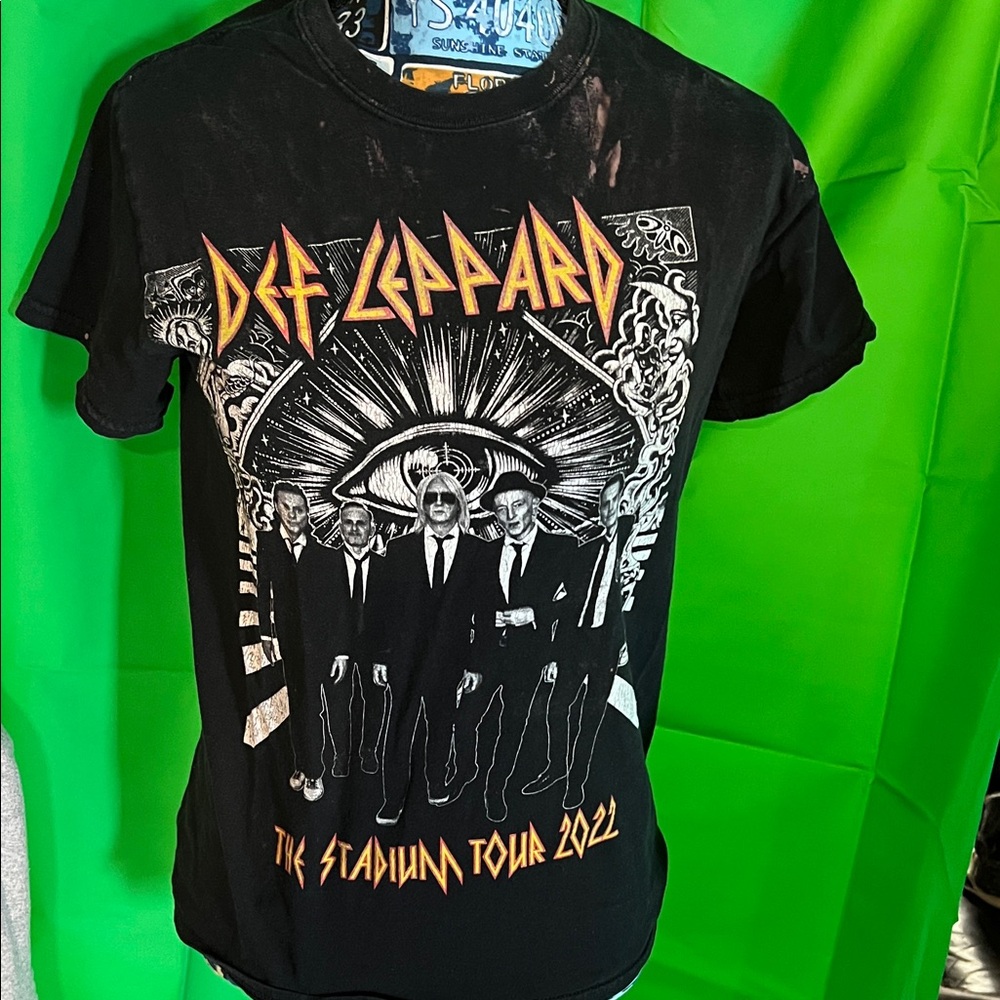 Def Leppard 2022 Black T-Shirt